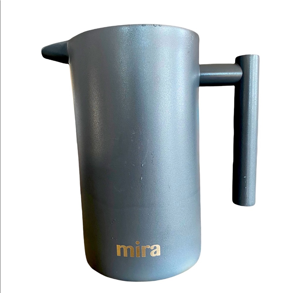 Mira milk frother. 7.5” X 4”. Stainless.